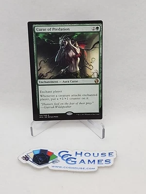 Curse Of Predation MISPRINT SHEET EDGE MISCUT Iconic Masters MTG *CCGHouse* - Image 1 of 4