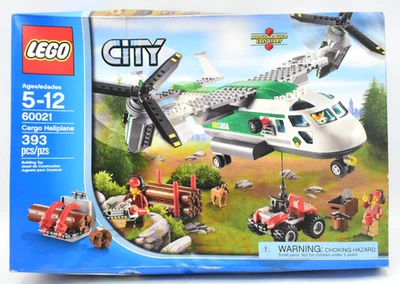 LEGO City: грузовой вертолет #60021 - запечатанная/поврежденная коробка - Изображение 1 из 4