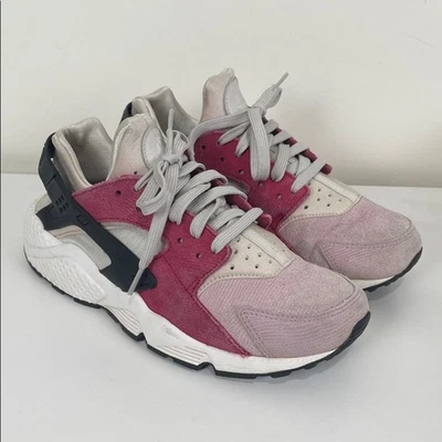 Женские спортивные туфли Nike Air Huarache Run Light Bone розовые серые 9,5 - Изображение 1 из 4