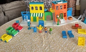 Vintage iLLCO Jim Henson 123 Sesame Street Playset With Accessories Not Complete - Picture 1 of 22