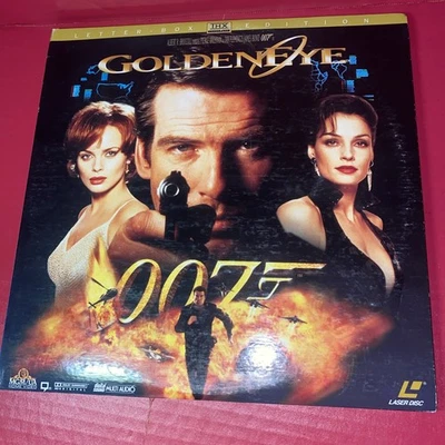1996 Golden Eye 007 Laserdisc Movie James Bond Pierce Brosnan Letter Box Edition - Image 1 of 4