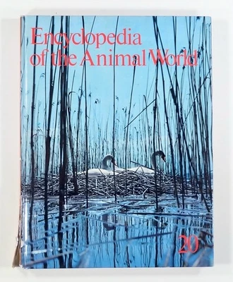 1972 ENCYCLOPEDIA OF ANIMAL WORLD vol 20 color plates BIRDS MAMMALS HC education - Image 1 of 4