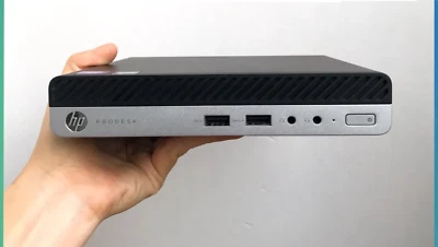HP ProDesk 400 G3 Mini PC Computer i3-7100T CPU 16GB Ram 1TB SSD Windows 11 - Image 1 of 4