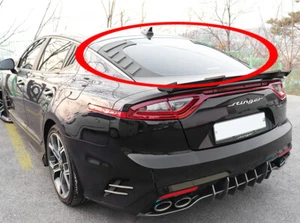 Rear Window Glass Plate Molding Shark Type 1set-2ea For 2018~2023+ Kia Stinger - Picture 1 of 7