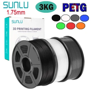 3x 1KG PETG SUNLU Impresora 3D Filamento PETG 1.75mm +/-0.02mm Multicolor Sin Nudo - Imagen 1 de 49