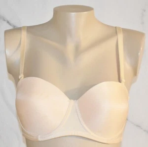 ANGELINA Nude Beige T-Shirt Underwire Bra 34C Style B301-C Convertible Straps - Picture 1 of 6