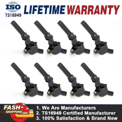 Set Of 8 DG508 Ignition Coil Pack Spark For Ford F 150 2001 2002 Lincoln Mercury - Image 1 of 4