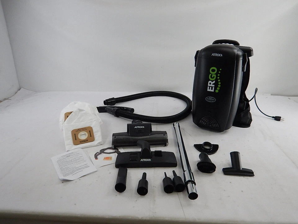 Atrix Ergo Backpack Vacuum - Black (VACBP10)