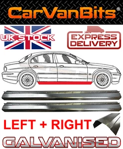 FOR JAGUAR S-TYPE 99-08 SILL REPAIR BODY RUST OUTER LOWER BODY PANEL PAIR - Picture 1 of 9