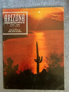 Arizona Highways April 1968,Mary Austin's Country,Land & Pursuit Of Sun, Is King - Picture 1 of 1