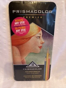 PRISMACOLOR PREMIER 12ct COLORED PENCIL set in Factory Sealed Plastic - Picture 1 of 4