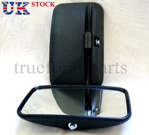 2x 12" Main Universal Mirrors E4 mark Truck Lorry Van Caravan Camper Side Wing - Picture 1 of 9
