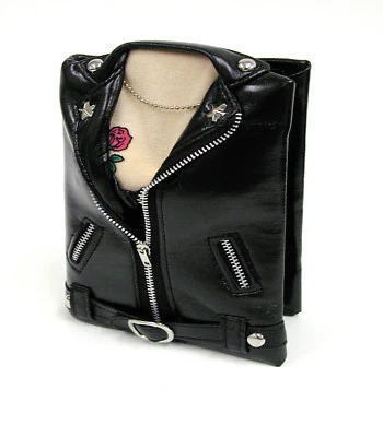 Álbum de fotos de dama motera tiene capacidad para 32 fotos de 4x6" divertido regalo para motociclistas 02906 Foto 1 de 2