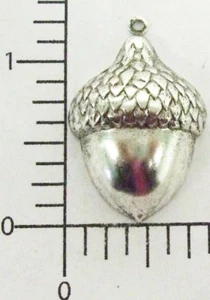 33514 - 2 piezas Dije de bellota Joyería Hallazgo Plata Oxidada - Imagen 1 de 1