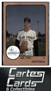 Ron Cook 1988 ProCards #1096  Fayetteville Generals
