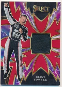 CLINT BOWYER 2024 SELECT RED PRIZM SPARKS #S-CBY SP JERSEY PATCH #28/49 MINT - Picture 1 of 2