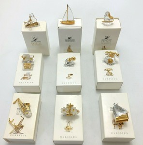 Swarovski Crystal Memories Classics Bundle x9 Ornaments Miniature 043032