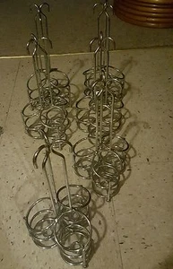 Juego de 6 soportes/estantes de condimentos de mesa nuevos - Imagen 1 de 2