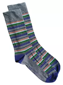ORIGINAL PENGUIN | Mens Grey Multi Striped Socks | One Size UK 7-11 EU 41-46 - Picture 1 of 1