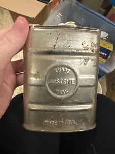 Vintage Justrite Carbide coal miners flask - Picture 1 of 7