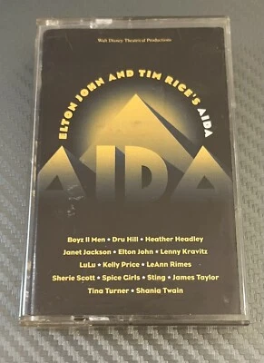 Elton John & Time Rice's Aida (Cassette Tape, 1999) Broadway Play Disney *TESTED - Image 1 of 4