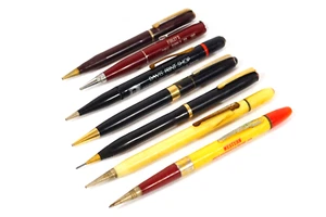 Lot Vintage Mechanical Pencils Wearever Essex Advertising Pencils Parts/Rep - Picture 1 of 9