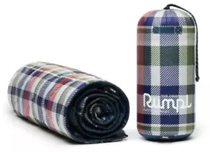 Rumpl Original Puffy Blanket SEQUOIA PLAID RETIRED Camping Travel Outdoor Gear - Picture 1 of 9