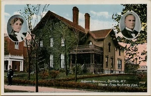 VTG Milburn Residence Where President McKinley Died Buffalo New York NY Postcard - Picture 1 of 2