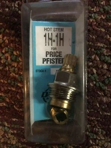 1H-1H HOT STEM FOR PRICE PFISTER 152898 REPLACEMENT CARTRIDGE - Picture 1 of 3