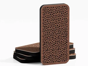 Paquete de 4 — Panel de absorción acústica estrecho | Panel decorativo de pared "ENRIA-18" - Imagen 1 de 33