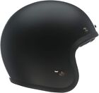 Bell Custom 500 Helmet 3/4 Open Face Vintage Retro Motorcycle DOT XS Matte Black