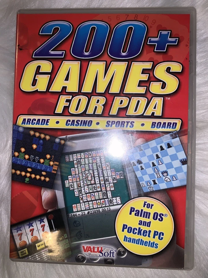 200+ GAMES FOR PDA  ARCADE CASINO SPORTS (PDA, 2002) VG - Image 1 of 1