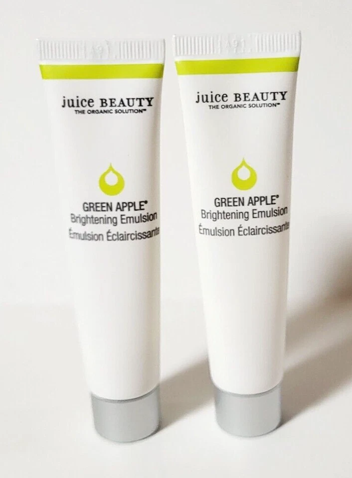 2 x JUICE BEAUTY Green Apple Brightening Emulsion Refine & Brightens Skin 0.5 oz - Image 1 of 1