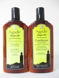 AGADIR ARGAN OIL Daily Moisturizing Shampoo & Conditioner 12.4 oz Scuffed! - Picture 1 of 2