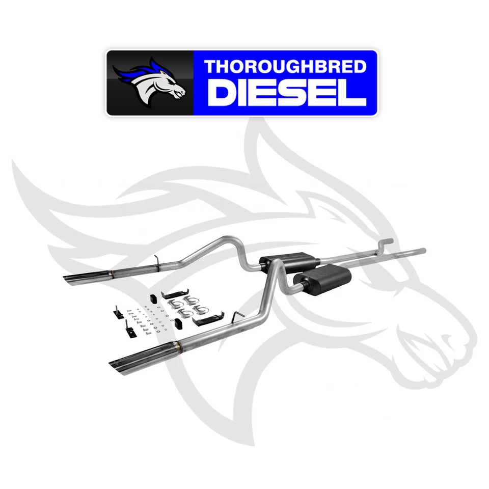 Sistema de escape trasero Flowmaster 17289 Crossmember para Ford Fairlane V8 1966-1967 Foto 1 de 1