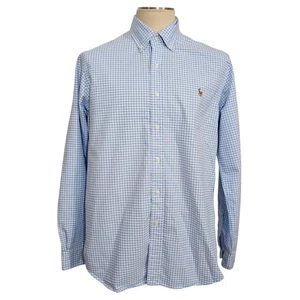 Ralph Lauren Mens Size L Long Sleeve Button Up Shirt Checks - Picture 1 of 7