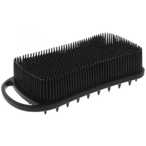 Spazzola Barba Silicone Tattile Corpo Scrubber Bagno con Esfoliante - Foto 1 di 12