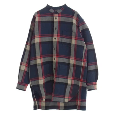 GUCCI 495091 Checkered Wool Shirt Jacket Coat *Collar Missing* Multicolor 48 Men - Image 1 of 4