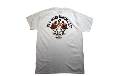 Camisa Blanca Death Coast Supply Para Hombres Bonita Acabada para Hombres Última Divertida Nueva S-3XL Foto 1 de 4