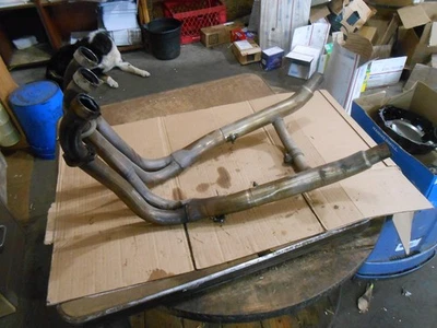 Triumph Trophy 900 98 1998 tubos de escape delanteros silenciadores cabezales Foto 1 de 4