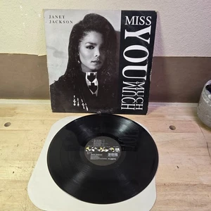 JANET JACKSON - Miss You Much (1989) Vinyl 12" Single • You Need Me - Picture 1 of 4
