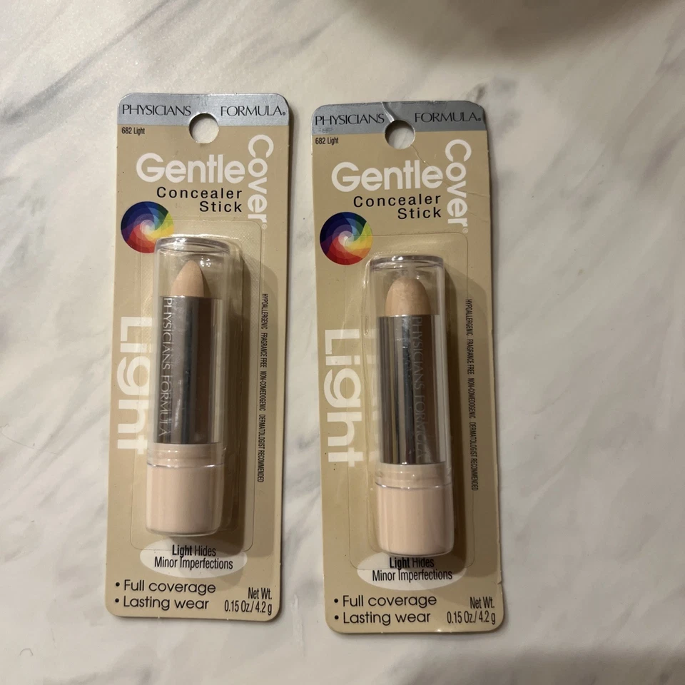 2 x Physicians Formula Gentle Cover Concealer Stick, light 682 - Image 1 of 2