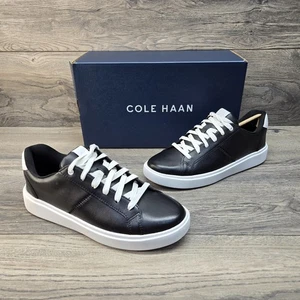 Zapatillas deportivas para mujer Cole Haan Grand Crosscourt Coaster blancas y negras nuevas W32150 - Imagen 1 de 12