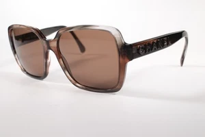 Chanel Eyewear 5408 Women Brown Full Rim Acetate Square Designer Sunglasses - Picture 1 of 7