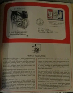 FIRST DAY OF ISSUE FRENCH REVOLUTION BICENTRNNIAL 1789-1989 !!!!! - Picture 1 of 1