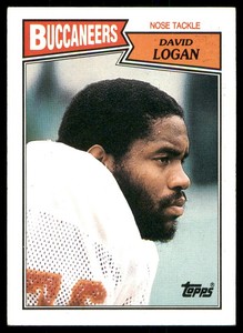 1987 Topps David Logan #391 EX-MT/NM Tampa Bay Buccaneers