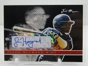 JASON HEYWARD 2008 JUST MINORS BLACK PARALLEL AUTOGRAPH AUTO! #5/25! BRAVES! - Picture 1 of 2
