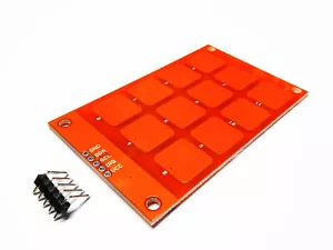 MPR121 Kapazitiver Touch Sensor Key Board Keypad 12 Tasten Sensor Modul Arduino - Bild 1 von 2