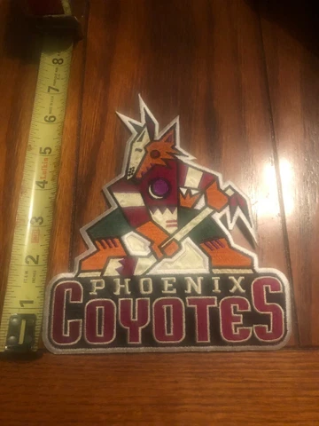 NHL PHOENIX COYOTES IRON ON JACKET PATCH 6" X 7 1/2" SWEET LOOKING Cover