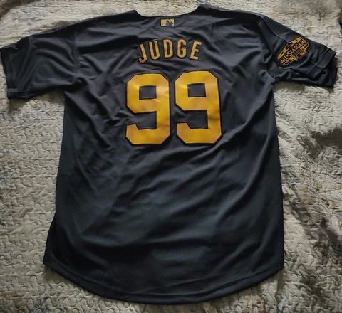 Aaron Judge New York Yankees 2022 All-Star Charcoal CoolBase Stitched Jersey XXL Cover